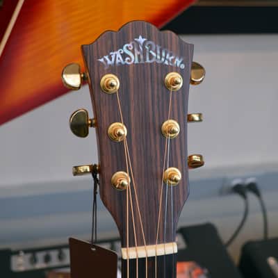 Washburn WD18SW Dreadnought Acoustic Guitar w/ Gig Bag image 6