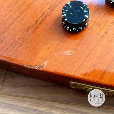 Gibson Explorer '76 Reissue (2004) - Mahogany Natural - All Original image 5
