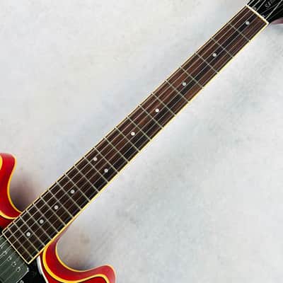 Yamaha SA-700 Super Axe 1977 - Transparent Red image 8