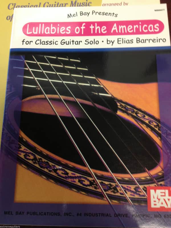 Lullabies of the Americas - Mel Bay Guitar Notes Standard Song Book NEW image 1