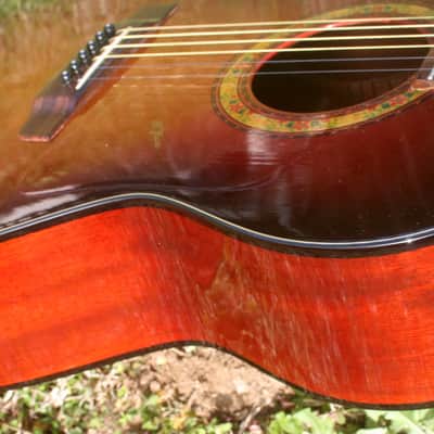 2005 K Yairi SR-2E OOO size Guitar with Under saddle pick up - Cherry Sunburst+Original Hard Case and more image 14