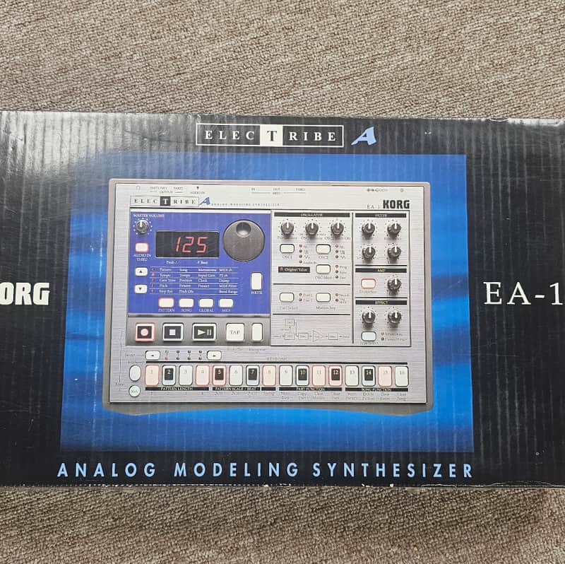 Korg Electribe-A EA-1 Analog Modeling Synthesizer 1999 - Silver image 1