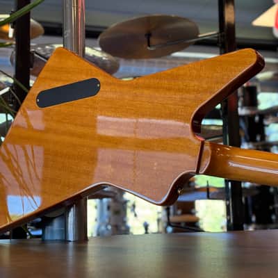 Epiphone Limited Edition '58 Korina Explorer Reissue 2022 - Antique Natural (Black Pickguard) image 5