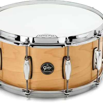 Gretsch Drums Renown Series Snare Drum - 6.5 x 14 inch - Gloss Natural (3-pack) Bundle image 1