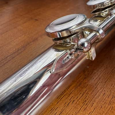 Jupiter 611RBSO Deluxe Standard Series Open-Hole Flute with Offset G, B-Foot 2010s - Silver-Plated image 9