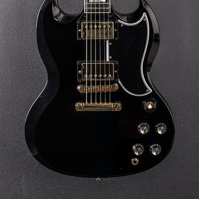 Gibson Custom Shop SG Custom 2-Pickup w/Ebony Fingerboard Gloss – Ebony image 2