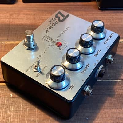 General Vintage Tone Brown Box MKII FX pedal Overdrive / Distortion ODS Classic Version Hand Made image 6