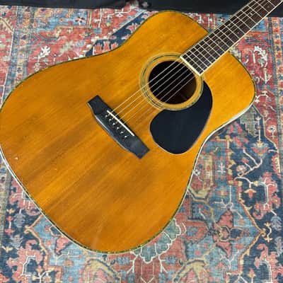 *VIDEO* TF Morris D-41 Style Dreadnought Model W-50 Solid Top - 1980's image 4