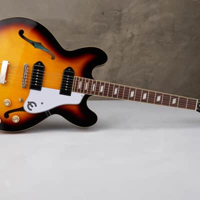 Epiphone Casino Vintage Sunburst Electric Guitar w/ Hardshell Case #59253 image 4