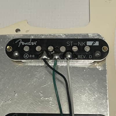 2004 USA Fender American 50th Anniversary Deluxe Stratocaster Cream S1 Switch Loaded Pickguard SC1 Pickups 11 Screw 1 Ply image 21