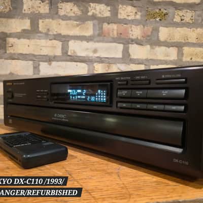 ONKYO DX-C110 w/remote 1993 low hours- refurbished image 1