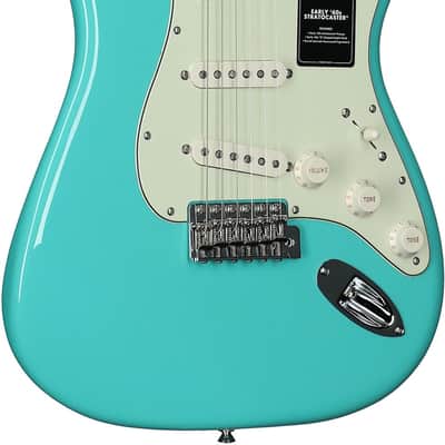 Fender Vintera III Early 60s Stratocaster Electric Guitar, Seafoam image 5