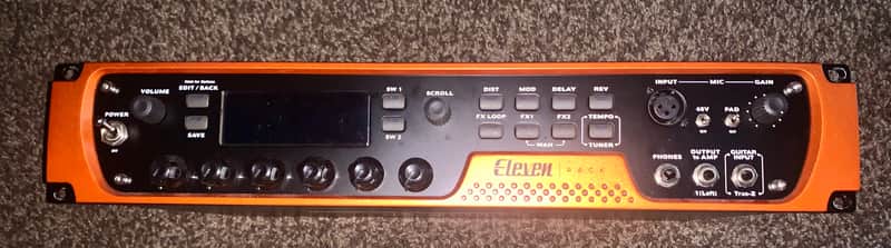 Avid Eleven Rack Guitar Multi-Effects Processor and Pro Tools Interface 2010 - 2017 - Orange image 1