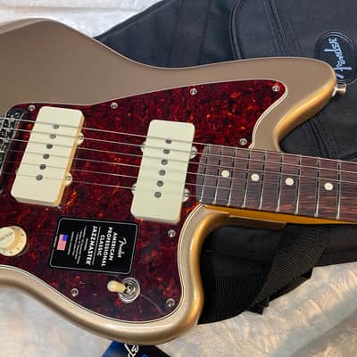 NEW! Fender American Professional Classic Jazzmaster - Faded Firemist Gold - Authorized Dealer (Copy) image 2