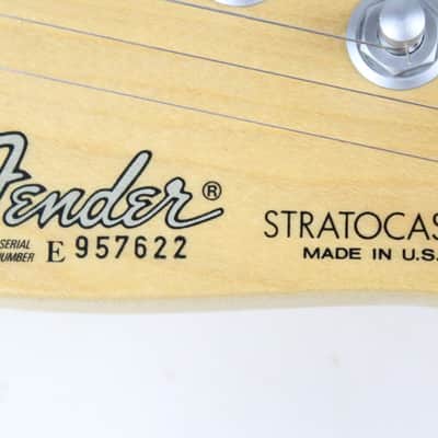 RARE 1990 Vintage Fender Stratocaster Plus Deluxe Translucent Black E9 Series Wilkinson Nut USA image 19