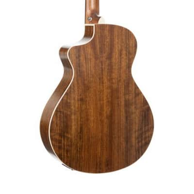 Cort CORE-MC Ovangkol Acoustic-Electric Guitar w/Gig-bag. Black Top Semi Gloss, B-Stock image 16