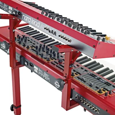 K&M 18811.000.91 Stacker for Keyboard Stands, Red image 2