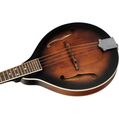 Ortega RMA30-WB-L Left-Handed A-Style Mandolin – Walnut Burst, Solid Spruce Top, Mahogany Back & Sides image 13