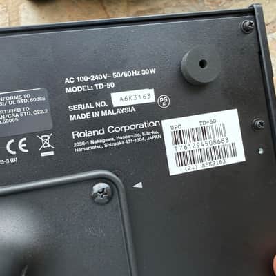 Roland TD-50X V-Drum Percussion Sound Module td-50 td50 - EXCELLENT image 4