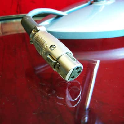 Vintage 1960's Altec 660B dynamic microphone "Salt Shaker" w period stand & cable Hi Z PROP 633A image 7