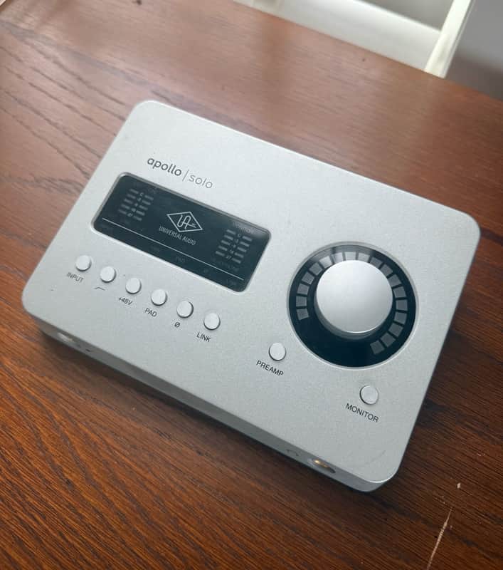 Universal Audio Apollo Solo Heritage Edition Thunderbolt 3 Audio Interface 2020 - Present Silver imagen 1