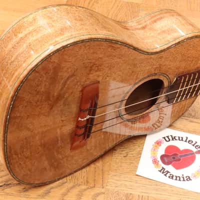 Maui Music Deluxe Mango Wood Shell Inlay TenorUkulele #5088 image 10