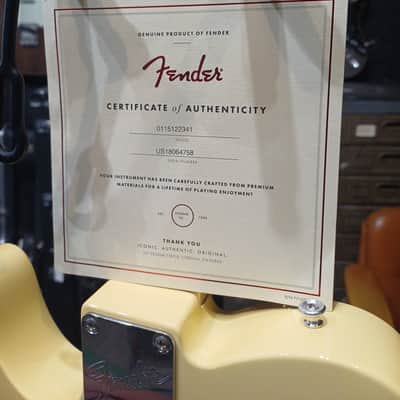 Fender American Performer Telecaster Hum with Maple Fretboard 2018 - Present - Vintage White image 11