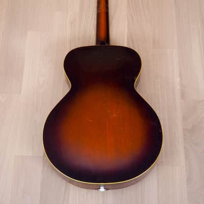 1940s Regal Vintage Archtop Acoustic Guitar, Spruce & Mahogany, USA-Made w/ Case image 3