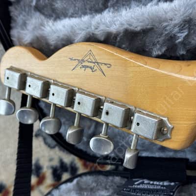 2001 Fender Custom Shop - 51 Nocaster Lefty - Heavy Relic Goldsparkle Refin by Nick Page - ID 5753 image 22