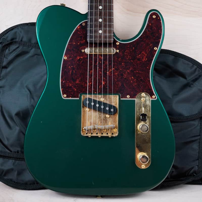 Fender FSR 75th Anniversary Hybrid II Telecaster MIJ 2021 Sherwood Green Metallic Japan w/ Bag image 1