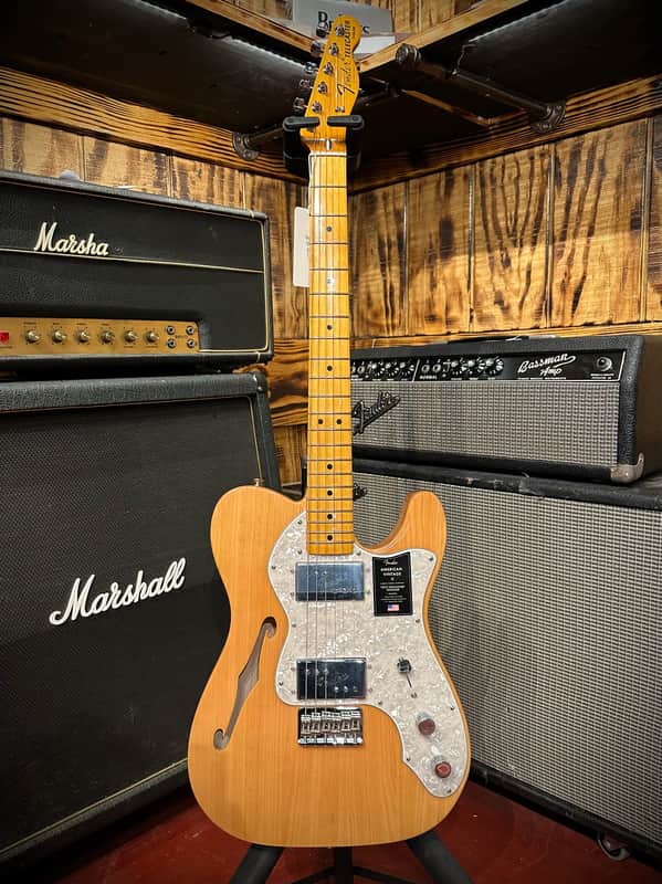 Fender American Vintage II '72 Telecaster Thinline 2022 - Present - Aged Natural