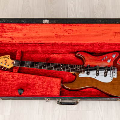 1980 Fender Stratocaster Hardtail Vintage Guitar Mocha, Schecter Dream Machine Mods w/ F500T Pickups, Case image 23