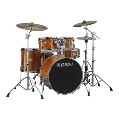 Yamaha Stage Custom Birch 5pc Drum Set w/20BD & 780 Hardware Honey Amber image 1