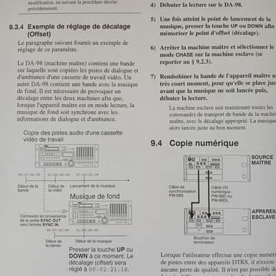 Owner's Manual In Italian for TASCAM DA-98 D.A.T TEAC Professional Division 1996 image 9