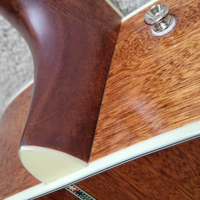 Fender PD-220E Dreadnought Acoustic Electric Guitar, Natural Finish, Hard Shell Case image 12