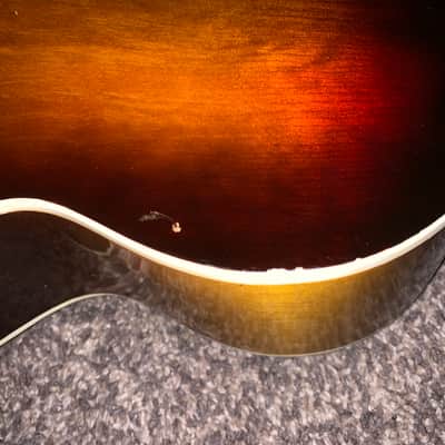 Vintage Harmony broadway hollow body guitar made in usa image 17