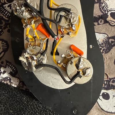 Fender Loaded Tele Pickguard Wide Range 2023 - Black B-W-B image 5