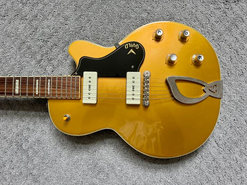 Guild M-75G Aristocrat LMT Gold w/ case image 1