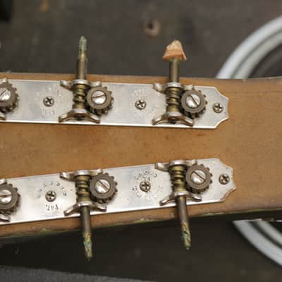 Pre-WWII 1941 Sears / Silvertone 2323 Hawaiian Lap Steel w/ Tube Amp In Case image 23