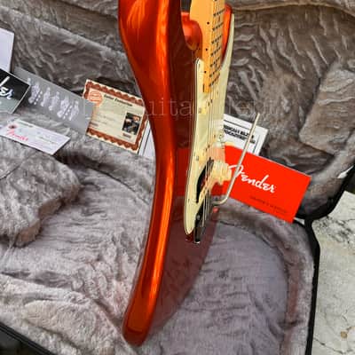 ♚SUPERB♚RARE♚2015 FENDER AMERICAN ELITE STRATOCASTER HSS* USA♚AUTUMN BLAZE♚Ultra image 13