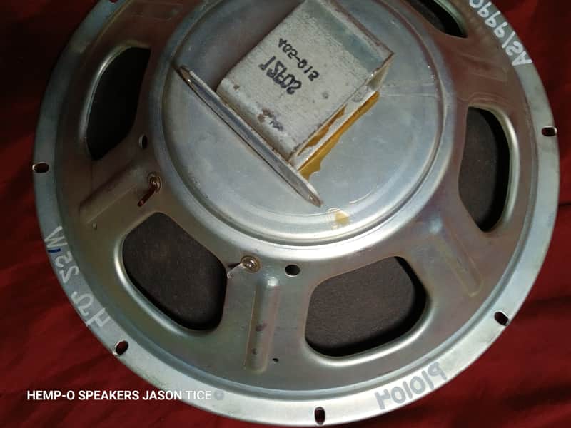 OXFORD 12" ALNICO SPEAKER FOUR OHM 4 OHM  1969 FENDER W./ XF MOUNT SURVIVOR! PMR SPEAKERS ALNICO + BRASS + SMOOTH CONE = POWER VINTAGE TONALITY image 1