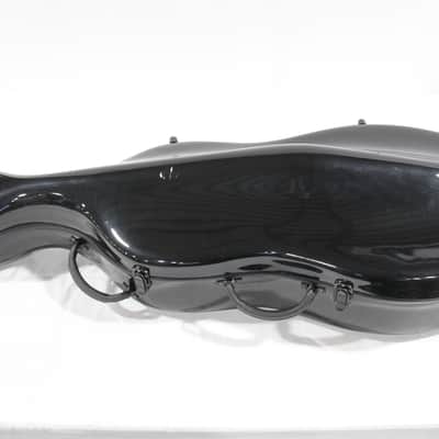 Cecilio CCO-600 Ebony Fitted Hand Oil-Rubbed Highly Flamed Solid Wood Cello, Size 4/4 image 2