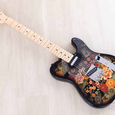 2011 Fender Telecaster Black Floral TL69-SPL Non-Catalog Limited Edition, Near-Mint w/ Case, Japan MIJ image 12