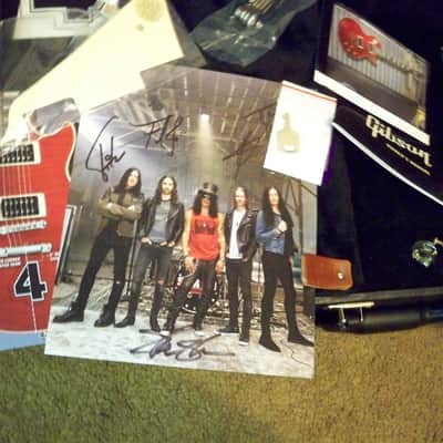 Artist Relations Promo 2022 Gibson Les Paul Standard Slash Artist Signature Limited 4  Album Trans Cherry image 13