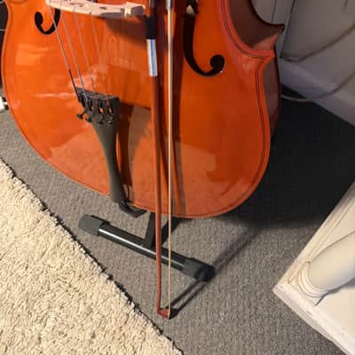 Gear4music Student Full Size Cello Beginner Pack by Gear4music, Natural 2024 Natural image 3