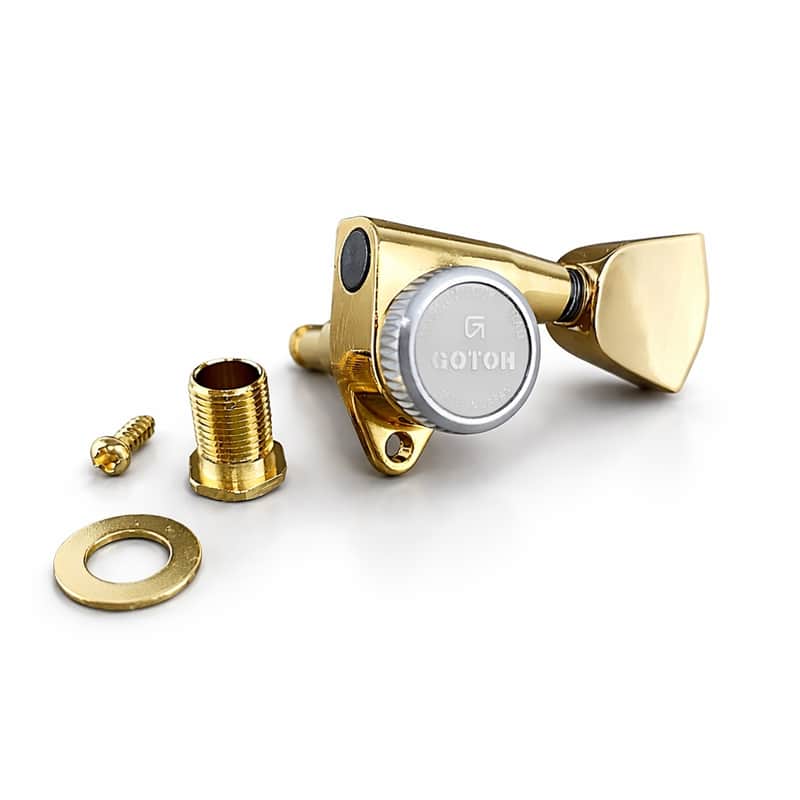 Gotoh Locking Tuners - 3 per side - Magnun Lock Trad (MG-T) - Gold - For Les Paul - 05192GYTX-AEL image 1