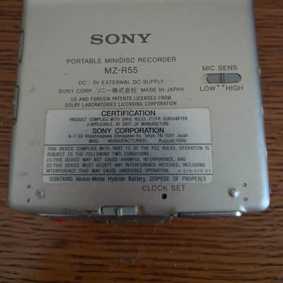 Sony MZ-R55 1999 - Silver image 4