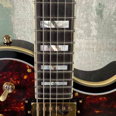 D'Angelico D'angelico Deluxe Atlantic Baritone 2021 - Present - Solid Black image 6
