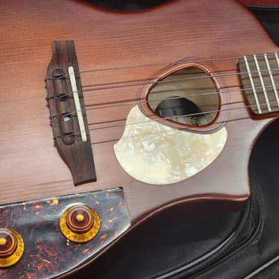 Seagull  Uke nylon sg burst with bag cracked EQ image 3