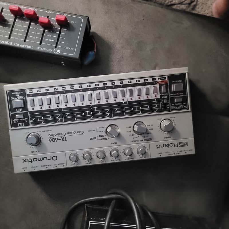 Roland TR-606 Drumatix 1980s - Silver image 1